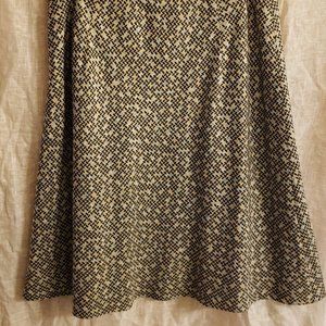 Silk patterned skirt